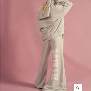 Boys Lie Pink & Gray Set